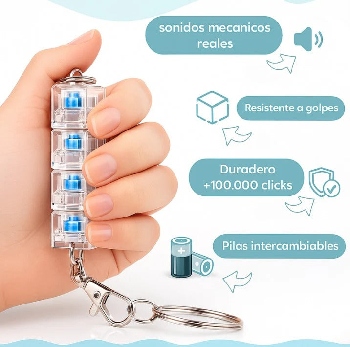 StillClick—Mini Llavero antiestrés
